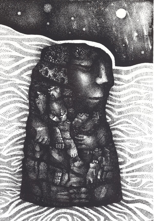 De la serie Rumi: La aparición de la madre piedra en una noche estrellada - Imagen 2