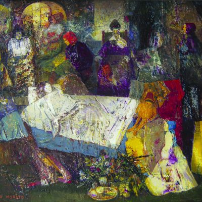 Medieval, óleo-tabla, 25x34, 1996-06